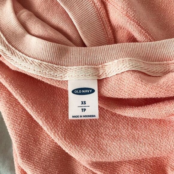 Old Navy coral crew neck sweatshirt size XS - Picture 6 of 8